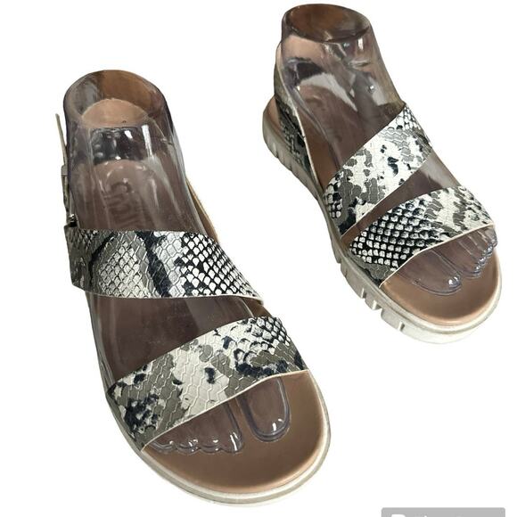 Sam Alderman snakeskin sandals size 6 - Picture 2 of 13